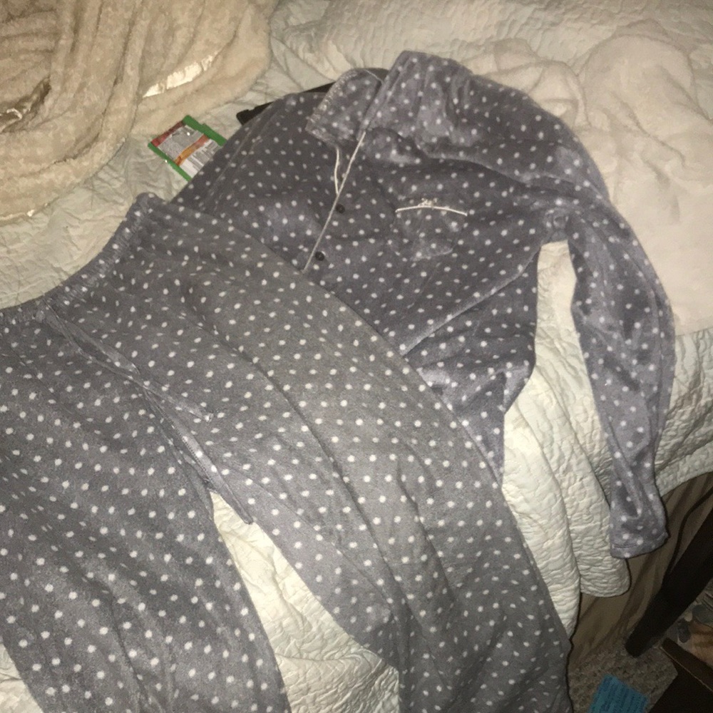 Polka dot PJ set
